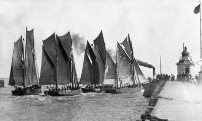 Regatta at Yarmouth by English Photographer